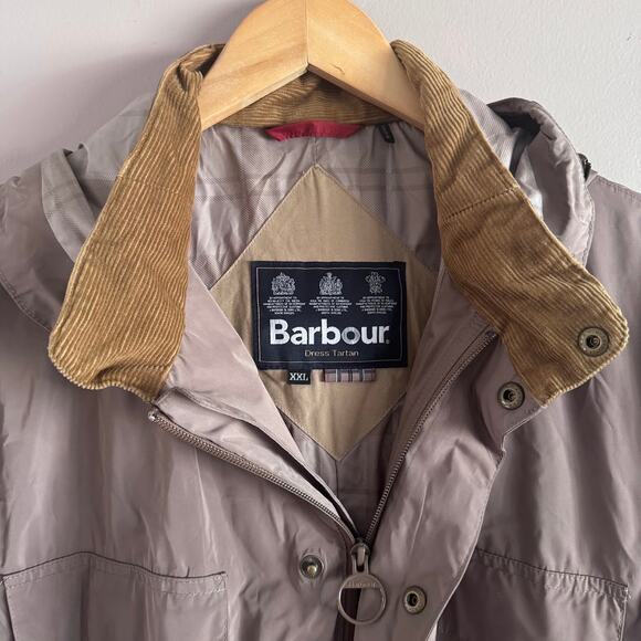 Barbour Men's Thurso Waterproof Detachable-Hood Jacket Tan Size XXL - Picture 3 of 10